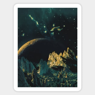 Uncharted System - Retro Space Sticker